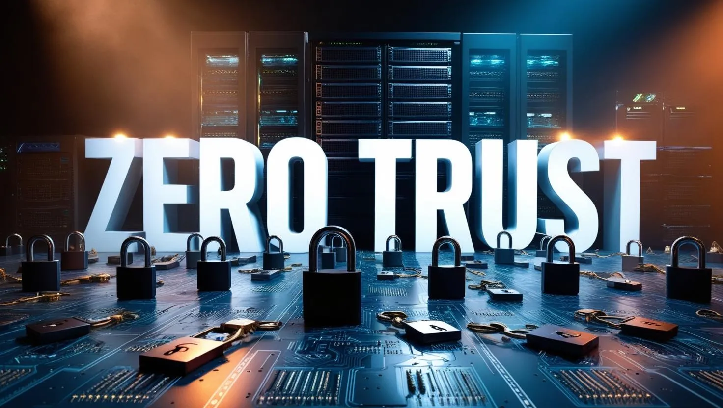 photo représentant la tendance zéro trust en cybersécurité industrielle