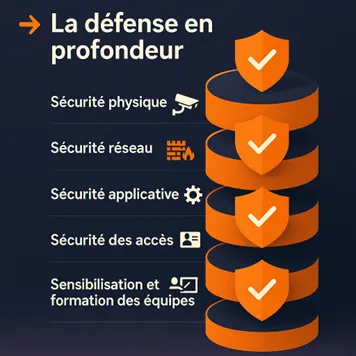 Deep defense steps diagram