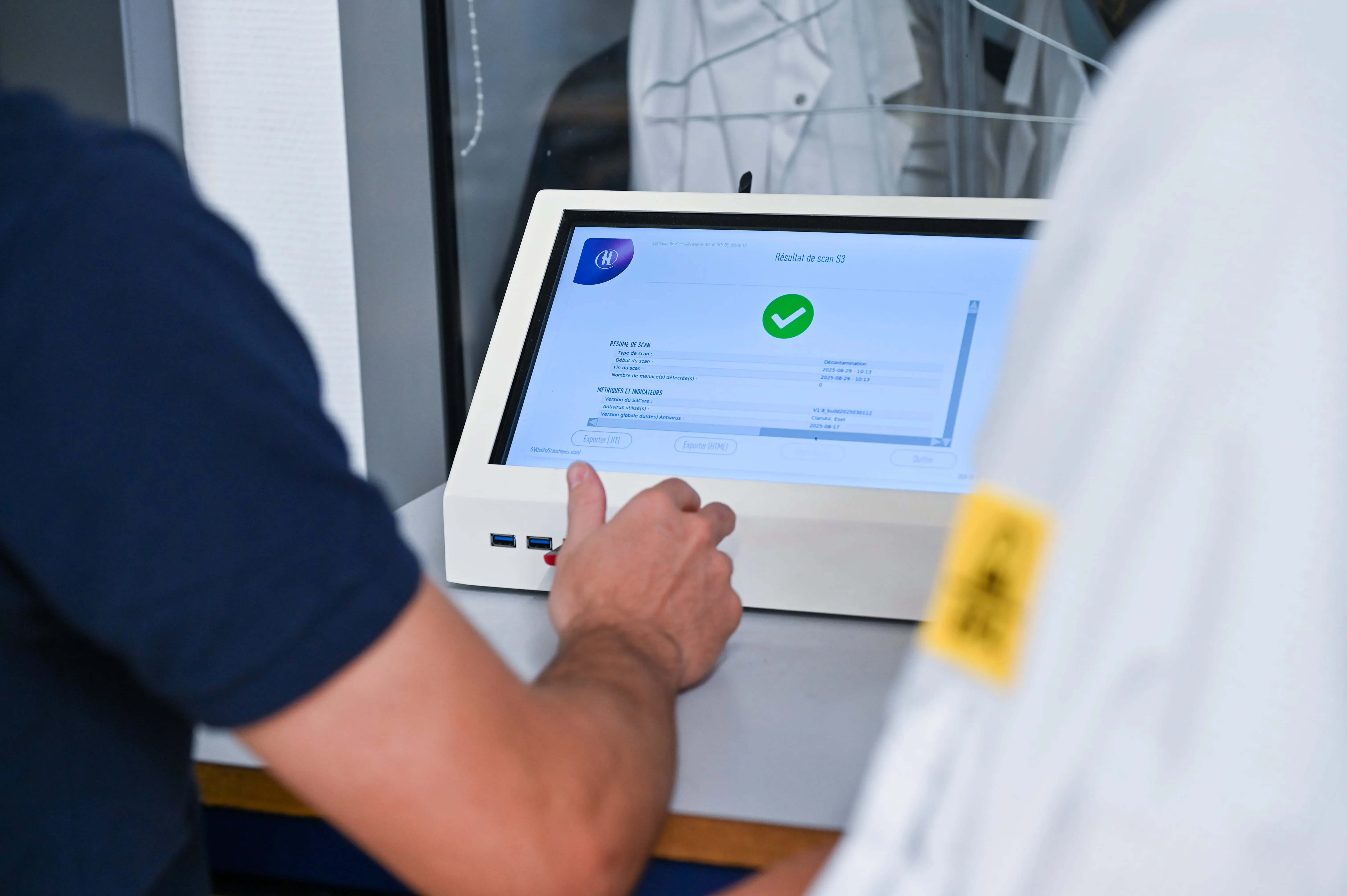 WWTP USB whitelisting station