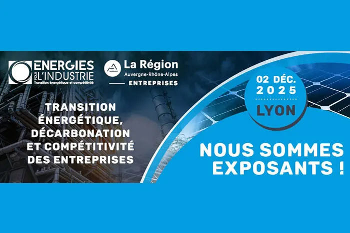 Énergie pour l’Industrie 2025 à Lyon, retrouvez-nous