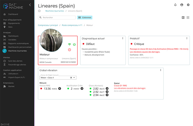 DAT'Machine -  IIoT Product - industrial IoT : Monitor the state of health of your machines on your customers’ premises, for providing maintenance and proposing to your customers new warranty contracts and services by integrating connected functionalitie